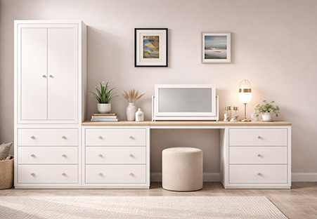 Unixec Dressing Table Modular Dressing Tables & Desks | Painted Furniture Co